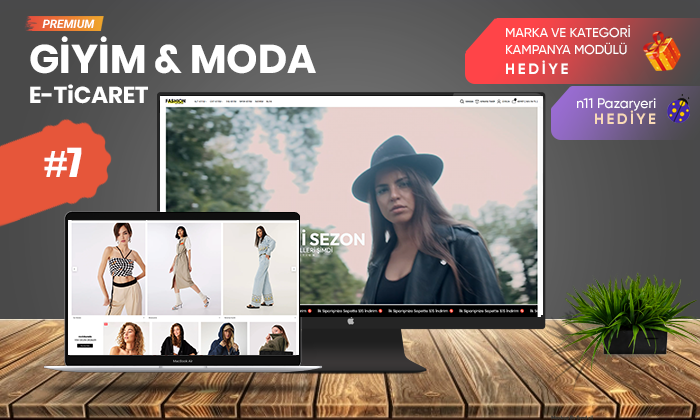 Giyim & Moda E-Ticaret Konsepti #7